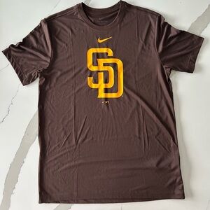 Fanatics San Diego Brown Tee with Yellow SD Logo